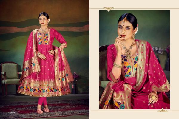 Smit Star Paithni Gown Designer Fancy Kurti with Dupatta Collection